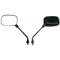 2x universal mirror M8 square shape (left + right) for scooter quad