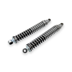 Struts shock absorbers (pair) chrome-plated with adjustment lever suitable for MZ ETZ TS