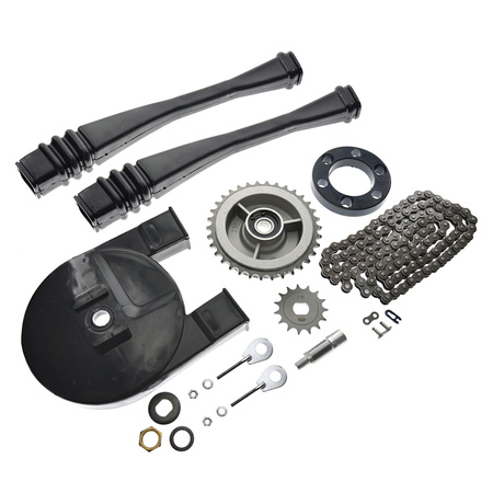 Kettenkit Großes Kettenradantrieb-Set für Simson S51 S50 S53 S83 - Komplett-Kit