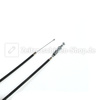Bowden Throttle Cable for Zündapp M25 Bergsteiger, Black, New