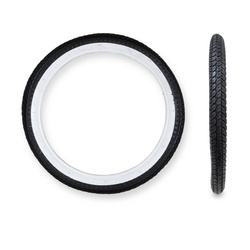 2.25x17 Whitewall Road Tire for Moped - Puch Zundapp Hercules Kreidler