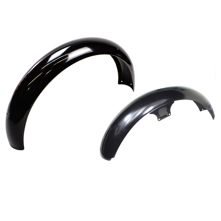 Set of 2 Black Mudguards/Fenders for Simson S50/S51 - Premium