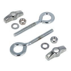 Zestaw: 2x napinacz łańcucha do Simson KR50 SR2 - oś 12 mm, ocynkowany