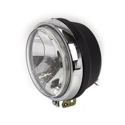 Set headlights flat H4 12V halogen clear glass for Simson S50 S51 S70 - 10 pieces