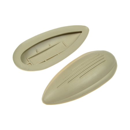 Pair of Knee Pads for MZ RT125/1/2/3, BK350, ES175/250/300 - Beige