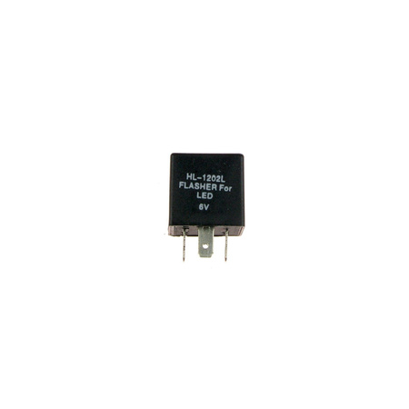 Load-independent LED Turn Signal Relay 6V 0.05-15A 3-Pin ATV/Scooter