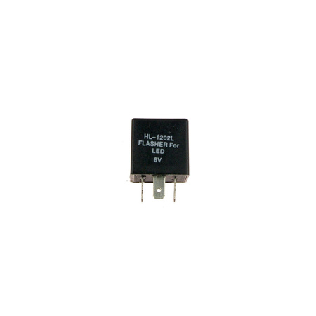 Load-independent flasher relay flasher unit LED 6V 0.05-15A 3-pole for ATV scooter