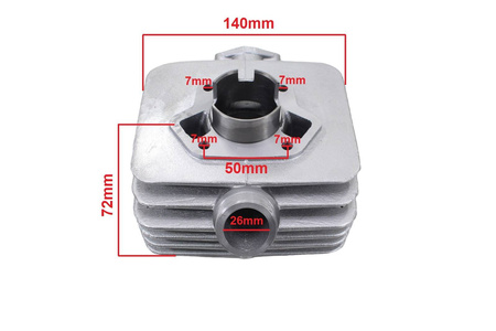 Zestaw cylinder 60cc + tłok + pierścienie tłokowe + uszczelka do Simson S51 SR50 KR51/2