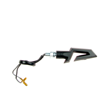 2x LED Turn Signals M8x1.25 15-LED for ATV/Quad/Scooter, Black E-marked