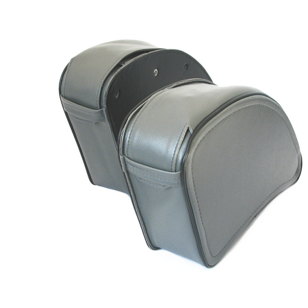 Side panniers (pair), pannier set - MZ ES175, ES250, ES300 - gray