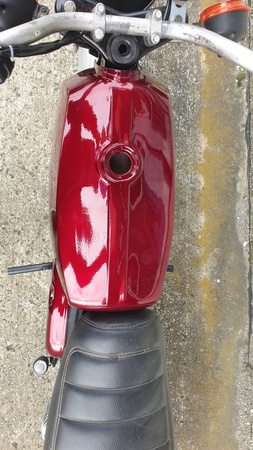 Powder-Coated Service Tank Set Simson S50/S51 – Dark Green Metallic (Candy)