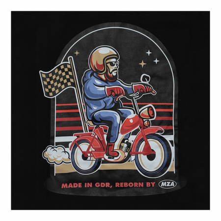 SIMSON Lifestyle Hoodie, Black XXL — Moped/Motorcycle Rider Apparel