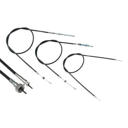 Bowden Cable Kit + Speedometer Cable for Adler MB201 (4-piece)