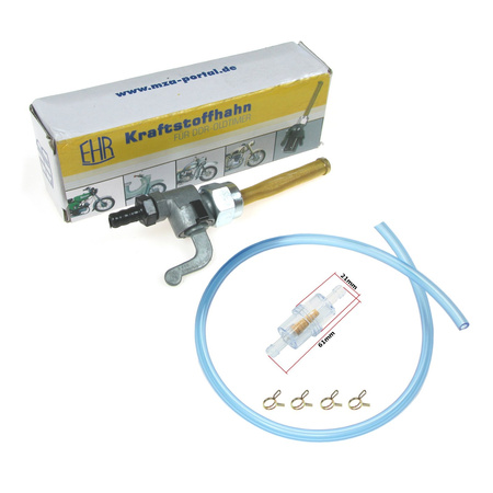 EHR Fuel Tap Kit w/ Filter & Hose for Simson SR1 SR2 SR4-1 S50 S51 S53 S70