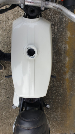 Powder Coating Service — Tank Set for Simson S51 (Custom RAL)