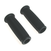 Pair 22mm Rounded Handlebar Grips for IFA/MZ RT125 BK350 ES175 250 - Black