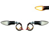 2x kierunkowskaz LED M8x1.25 12LED przód/tył do skutera ATV - czarny (homologacja E)