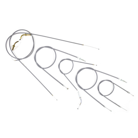 NSU Quickly N/S 3-Speed Bowden Cable Kit - Grey (from VIN 651959)