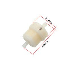 Petrol filter ø7mm (plastic) for moped, mokick, Simson, MZ