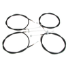 Bowden Cable Kit for DKW RT250H (4-piece) Black