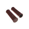 Red Straight Handlebar Grips for Zundapp DB204/DB205/DB255 (Open/Closed)