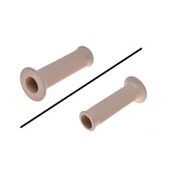 Uchwyt gumowy prawy bez otworu do Simson AWO KR51 SR4 MZ ES TS BK350 RT IWL beżowy