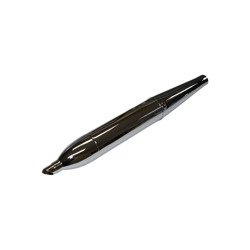 Tłumik wydechu w kształcie cygara krótki 49cm do Simson SR1 SR2 SR2E KR50 - chromowany
