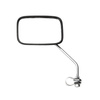 Universal M8 Mirror, Square Clamp (R/L), Short for Moped/Mofa