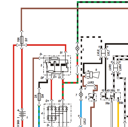 Charge controller electronic electronics 12V suitable for MZ ETZ 125 150 250 251