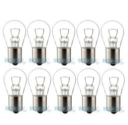 10x light bulb 12V P21W BA15s (E) turn signal brake light for Simson, MZ