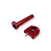 Aluminiowy uchwyt skrętny szybkiej przepustnicy CNC do Simson S50 S51 S53 S70 SR50 - anodowany na czerwono