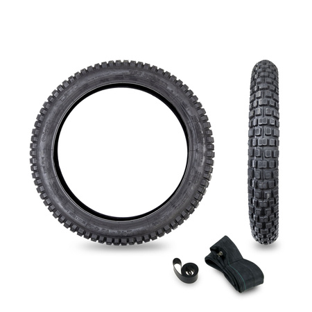 2.75x16 Enduro Tire + Tube + Rim Tape for Simson S50/S51/S53/S83/KR51