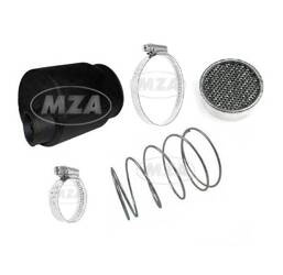 Zbiornik pośredni + sprężyna + filtr powietrza + obejma do Simson KR51 Duo