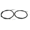 MAW Auxiliary Motor Throttle & Clutch Bowden Cable Kit for Motorcycle