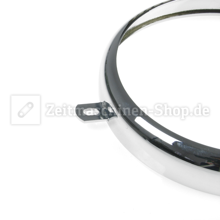 Lamp ring, headlight ring with tab for AWO Sport, touring, EMW, BK350, chrome