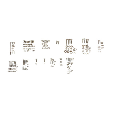 Zestaw śrub ze stali nierdzewnej 247 szt. Śruba z łbem sześciokątnym A2 do Simson KR51/2 Schwalbe