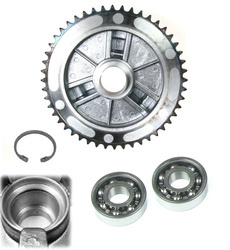 MZ ETZ 250/251/301 Rear Drive Hub 48T, 2x 6004 Bearings + Circlip