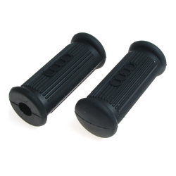 Pair Oval Motorcycle Footrest Rubbers w/ Rings Auto Union DKW KM Block