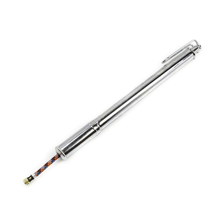 Pompka powietrza 42 cm chromowana odpowiednia do motoroweru motoroweru motocykla roweru