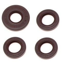 Brown engine oil seal set (Simmerring) 4 pcs for Ogar 200/Jawa Mustang