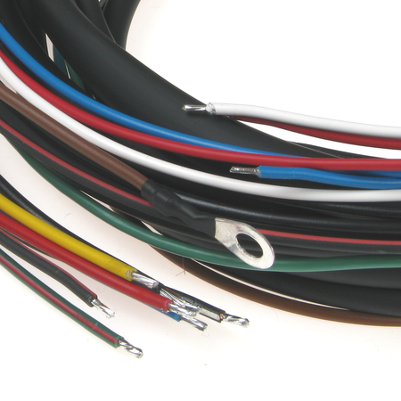 Cable harness for NSU Max Supermax Standard Lux (with colored circuit diagram)