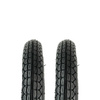 2x Awina 3.0x12 47N 4PR Street Tires for Simson SR50/SR80 Scooter