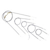 Replacement cable kit for NSU Quickly F23/S2-23 3-speed moped, grey