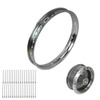 Chrome Hub, Spokes & Rim Set for Simson S51/KR51/Schwalbe SR4
