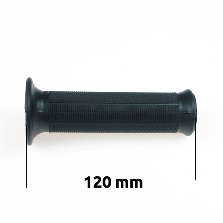 (Paar) Griffgummis Magura-Form 25 mm passend für NSU Quickly - schwarz mit Bund