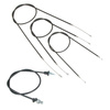AWO Sport 4-piece Speedo & Bowden Cable Kit – Black (no adjuster)
