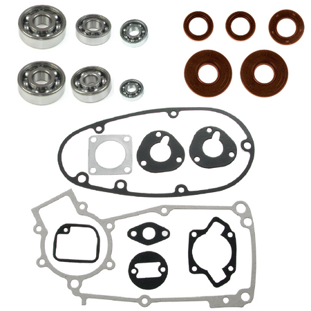 Gasket set + FAG bearings + oil seals for Simson S50