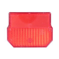 Rücklichtglass rot eckig (E-Prüfzeichen) für Simson S51 SR50 S53 S83, MZ ETZ