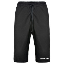 3/4 Sweat Shorts for Simson Motorcycles – Black, XXXL