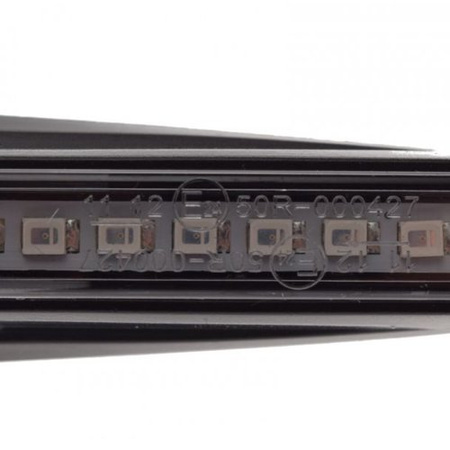 Dynamischer sequentieller LED-Blinker, schwarz für Motorrad — E24, M10x1.5